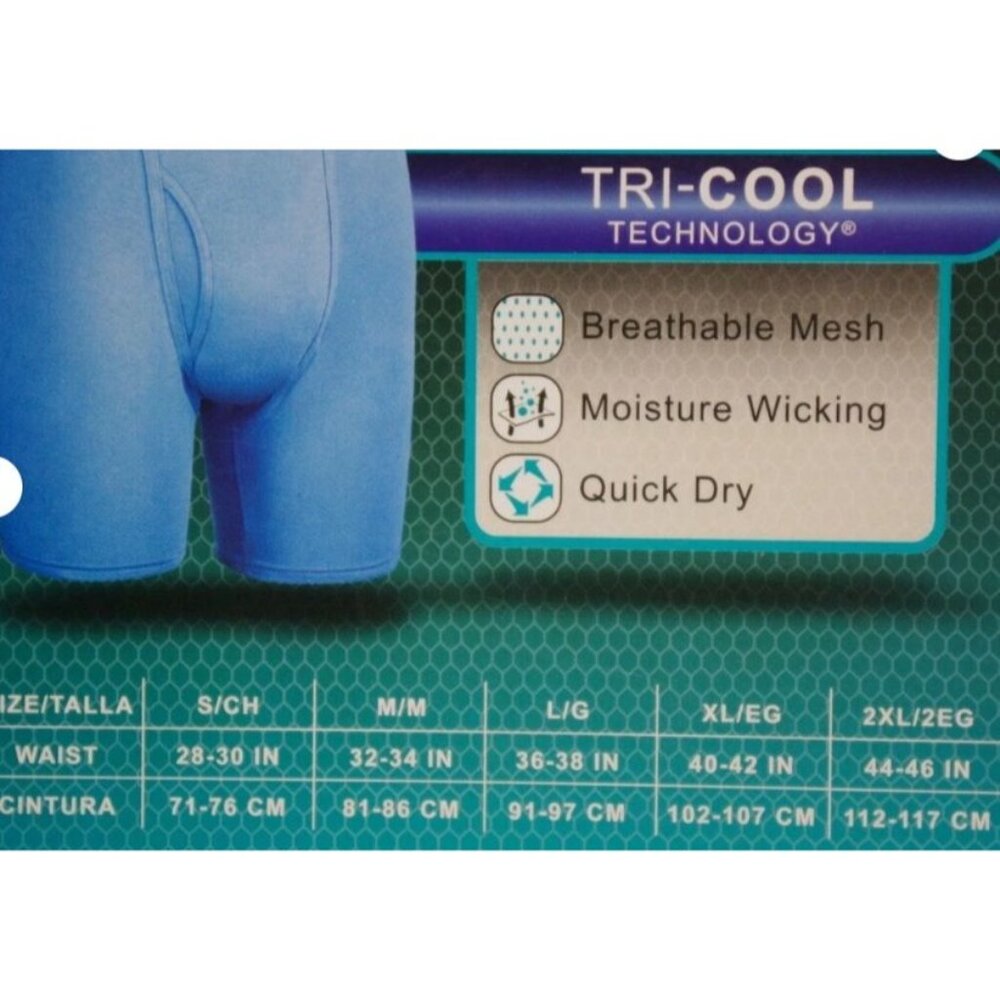 Men's Boxer Brief Fruit of the Loom Cotton Stretch Pack of Five (5) SMALL (4141) - Picture 3 of 4